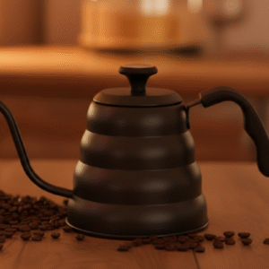 Chaleira bico de ganso com termômetro