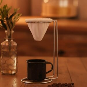 Suporte inox mini coador de pano